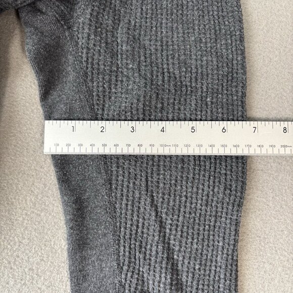 Rag & Bone Shirt Men’s M Gray Waffle Cotton Henley Heavy Gauge Thermal Preppy - Picture 10 of 16